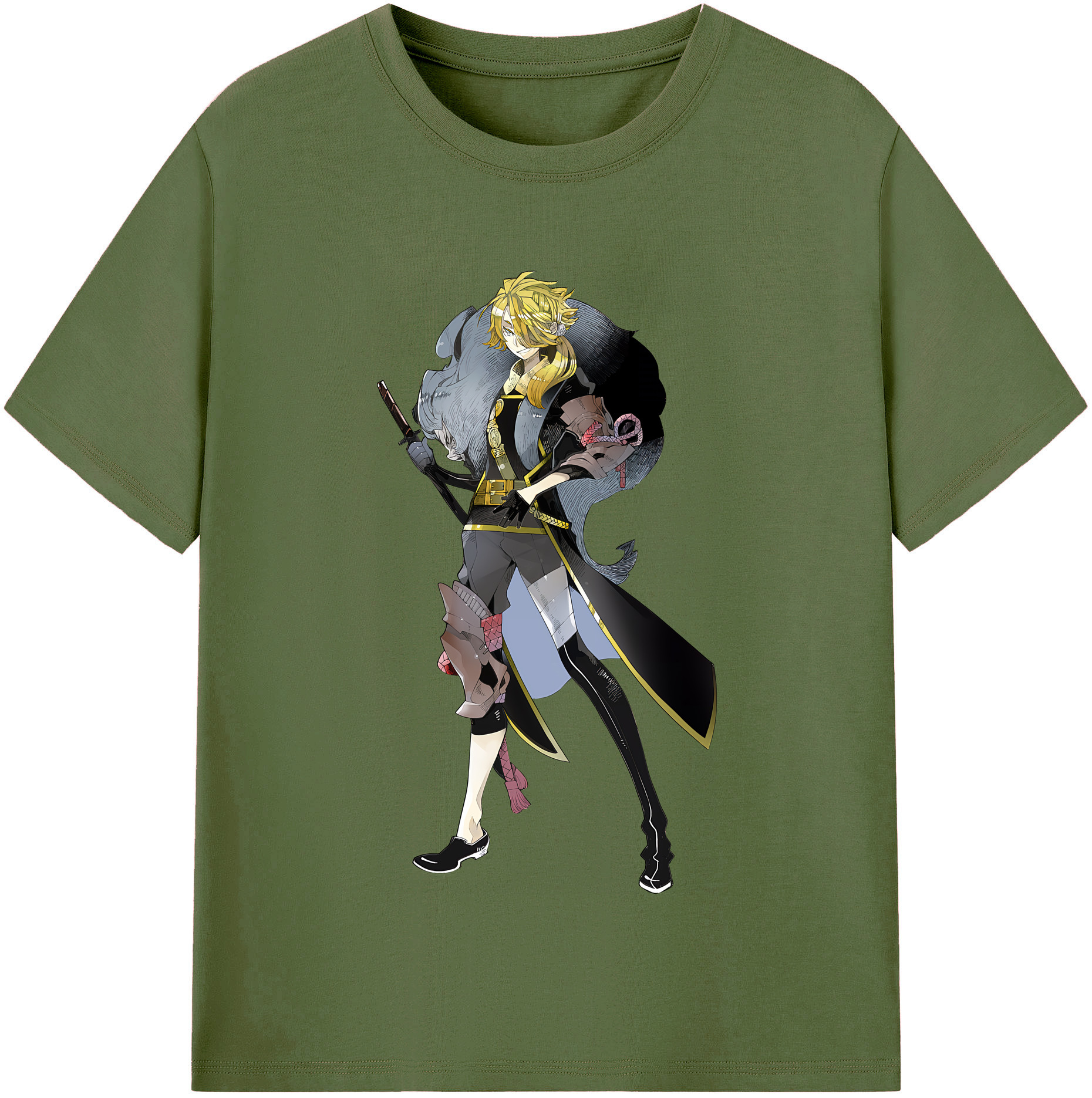 （画像用） 刀剣乱舞 Touken Ranbu 綿100％半袖Tシャツ（フロントプリント）